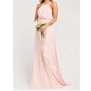 Show Me Your MuMu Amanda Maxi Dress Blush Pink Sz Medium Women’s